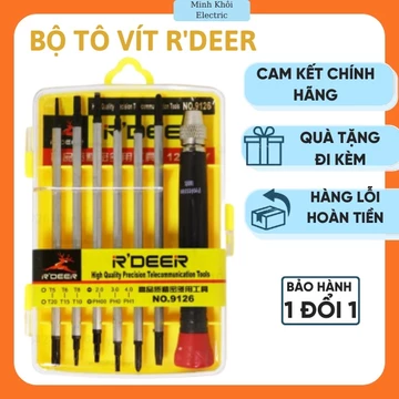 Bộ tô vít đa năng RDEER, bộ tháo ốc rdeer, bộ tua vít 12 đầu,hộp tuốc nơ vít đa năng,bộ tô vít sửa chữa thép