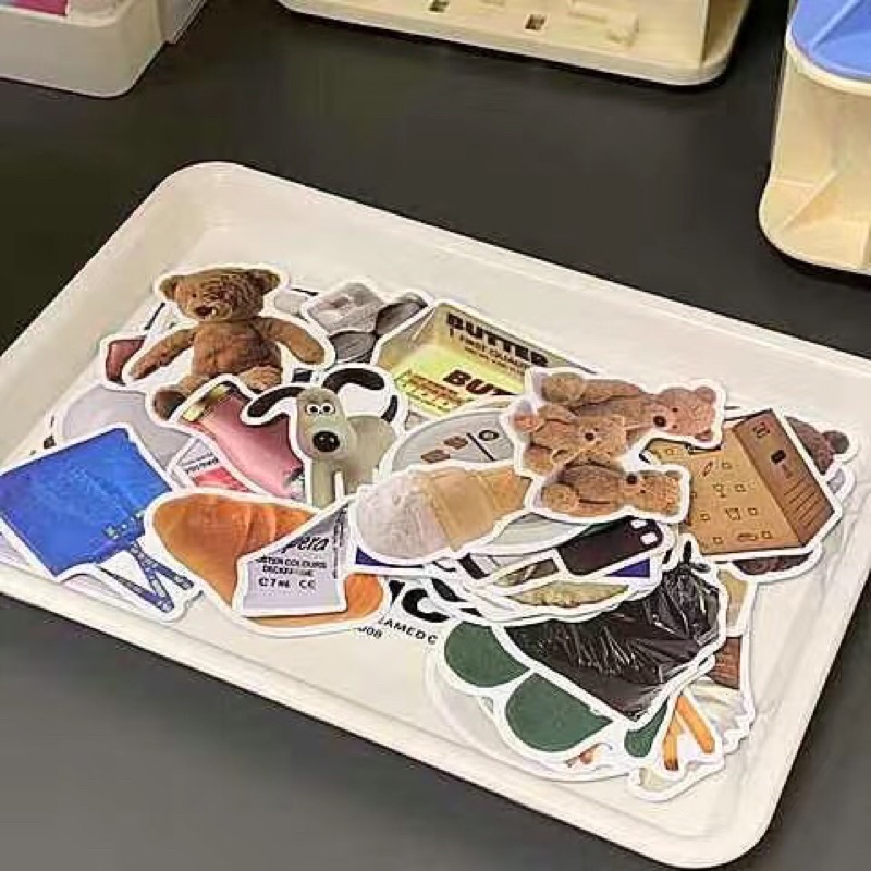 Tủ hộp nhựa trắng có khoá đựng card bo góc sticker sổ đa năng | Shopee ...