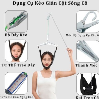 Đai Kéo Giãn Cột Sống Cổ, dùng cho người Thoát vị đĩa đệm, Thoái hóa đốt sống cổ