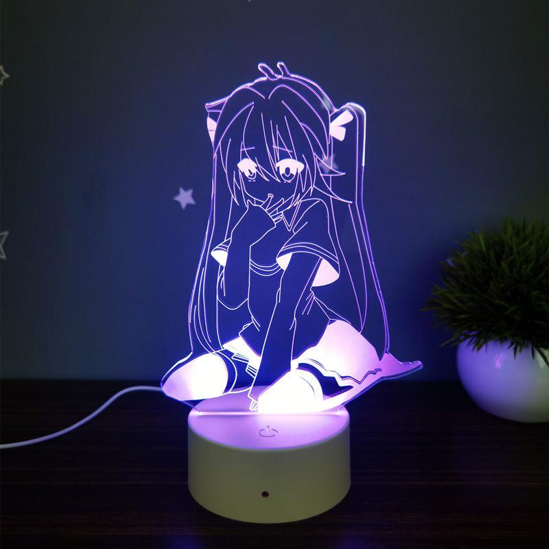 [Hàng có sẵn/Ảnh thật]Chiếu sáng phòng ngủ Đèn ngủ LED Hatsune Miku ...