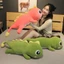 ❤️Sỉ Giá Xưởng❤️Gấu Bông Gối Ôm Khủng Long Đuôi Tim 2 Màu Xanh Hồng size 60 cm Siêu Mềm Mịn( Có Ảnh Thật)