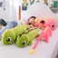 ❤️Sỉ Giá Xưởng❤️Gấu Bông Gối Ôm Khủng Long Đuôi Tim 2 Màu Xanh Hồng size 60 cm Siêu Mềm Mịn( Có Ảnh Thật)