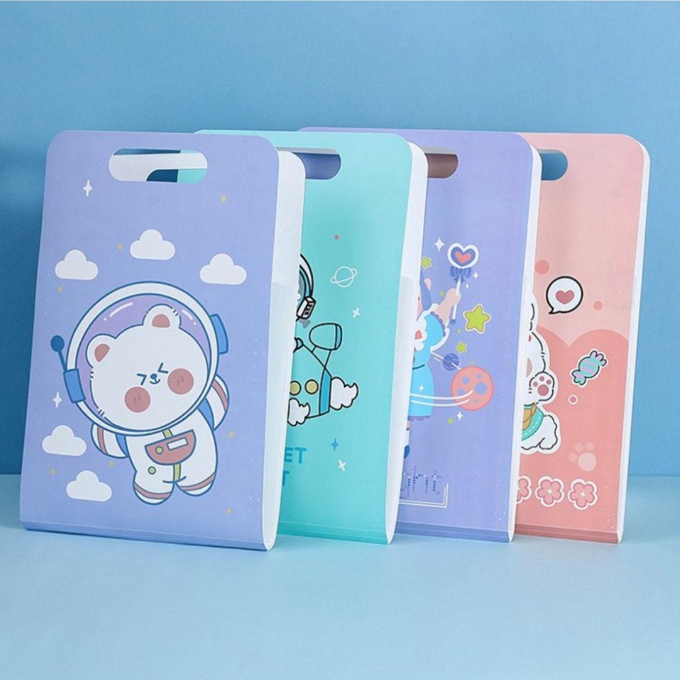 Túi Đựng Tài Liệu Sticker Nhiều Ngăn, Kẹp File Giấy Tờ A4 Phụ Kiện Văn ...