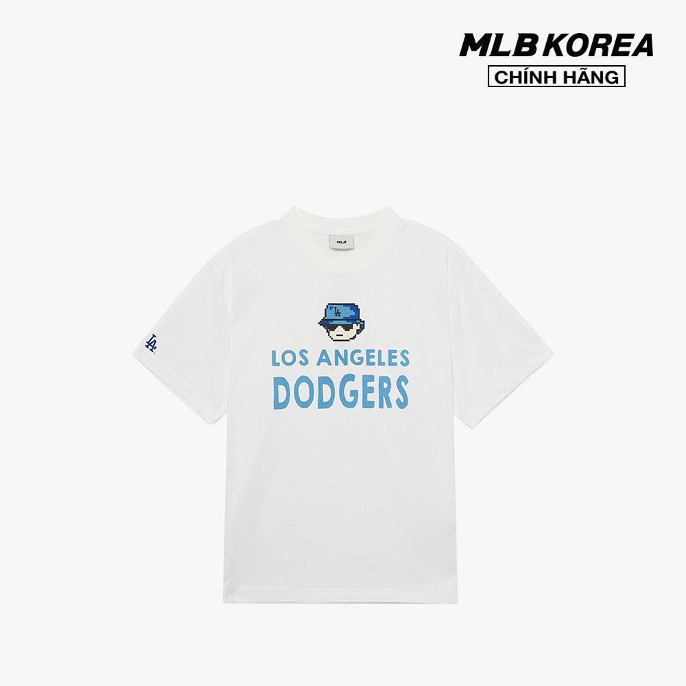 MLB Korea Unisex Street Style Logo T-Shirts (3ATSI0133-07SBL