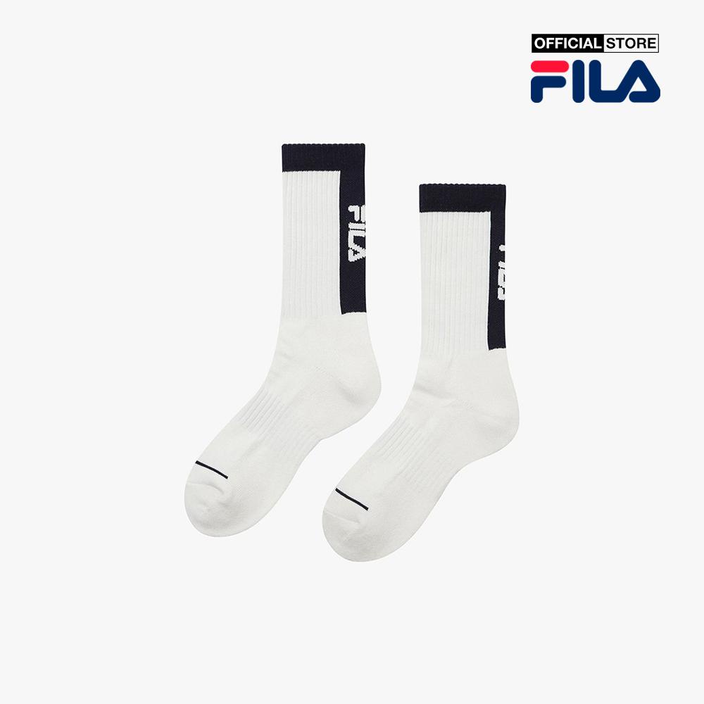 Vớ cổ cao unisex Fila hiện đại FS3SCF5252X-INA