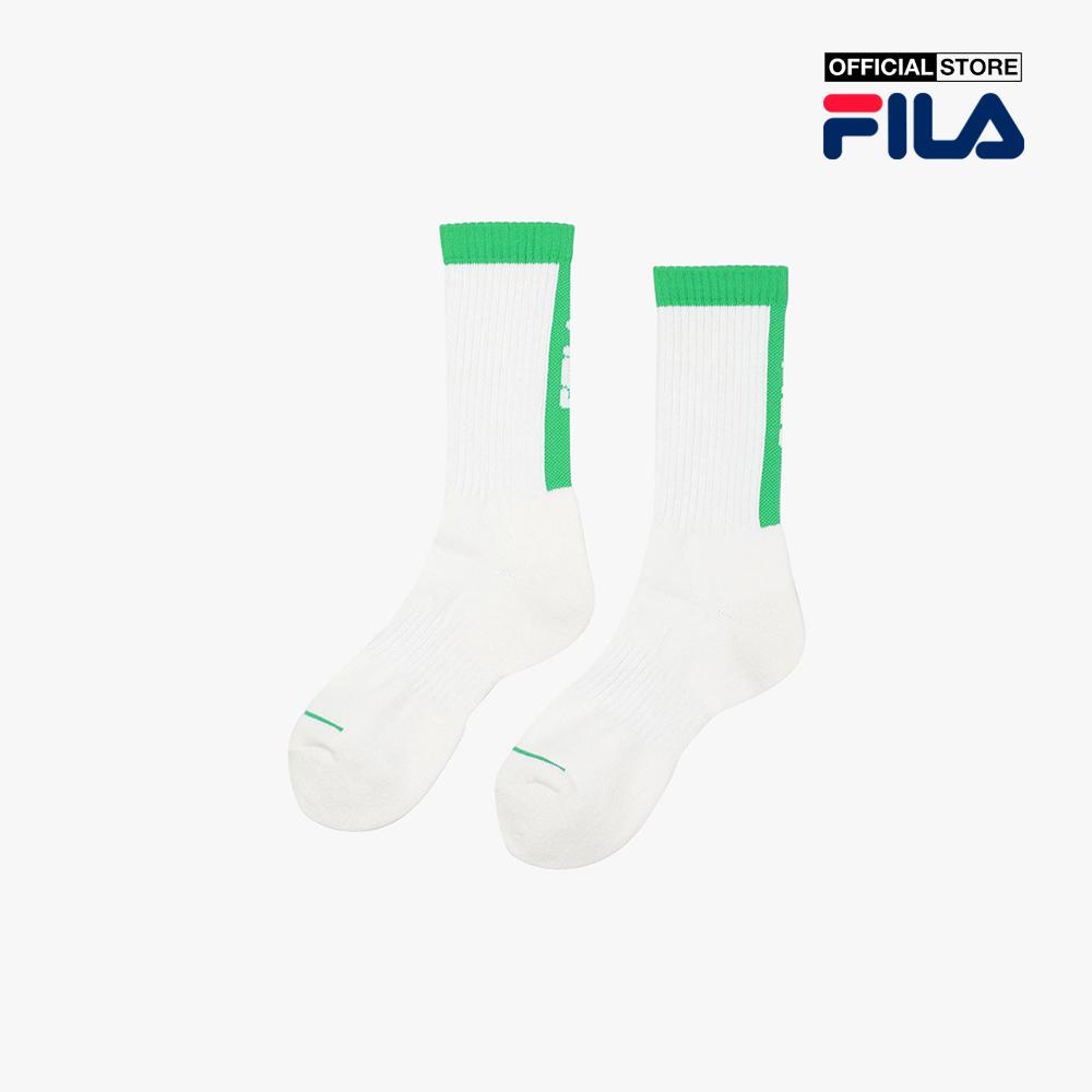 Vớ cổ cao unisex Fila hiện đại FS3SCF5252X-AGR