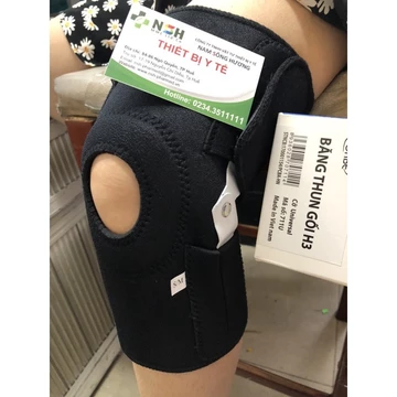 Đai Băng thun gối 2 nẹp gập duỗi H3 Orbe đai nẹp hỗ trợ co duỗi đầu gối H3 Orbe nam nữ băng thun gối h3 orbe FREESIZE