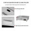 Máy làm bánh pancake 3000W gia nhiệt kép, chống dính teflon siêu bền