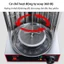 Máy nướng thịt 2400W chất liệu inox không gỉ, vệ sinh dễ dàng