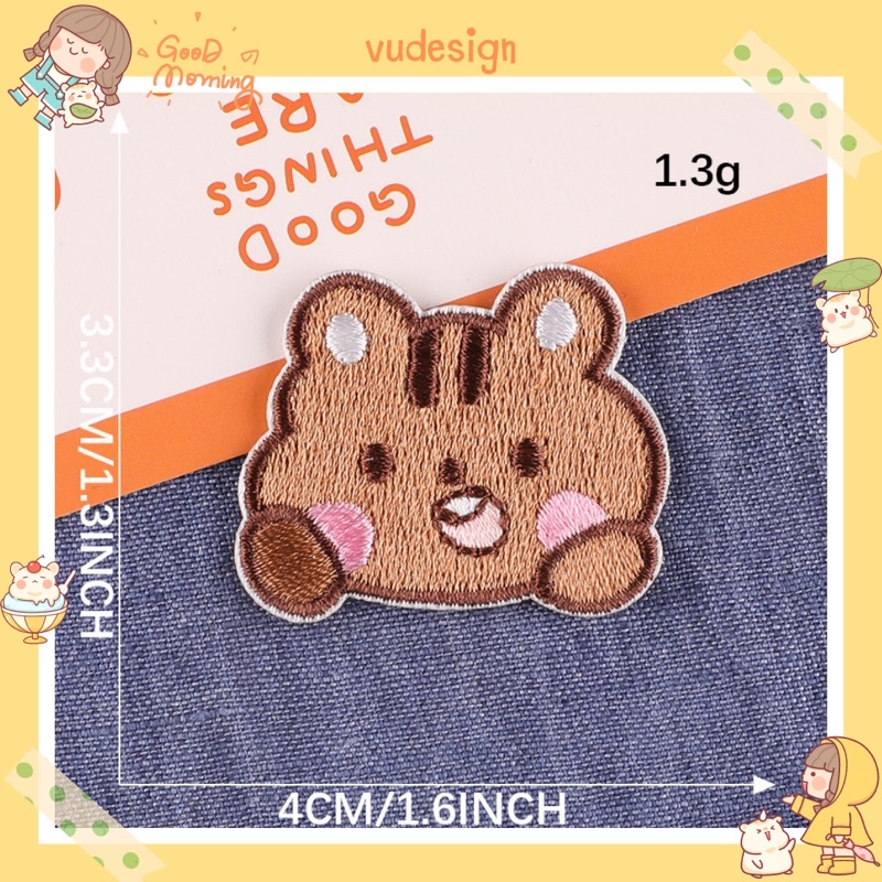 Sticker Dán Vải, Sticker Ủi Thêu Quần Áo, Balo Hình Con Vật Dễ Thương ...