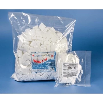 ✅ TÚI 50gr BÔNG GÒN Y TẾ CẮT MIẾNG SẴN Gòn vuông BẢO THẠCH Gòn vuông cắt miếng (Bông miếng y tế) BẢO THẠCH 50gr