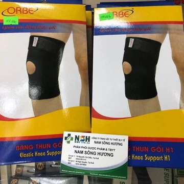 ❤Băng thun gối đai hỗ trợ cố định quấn bó khớp đầu gối co giãn Orbe H1 size s m l Băng thun gối đai bó gối H1 orbe