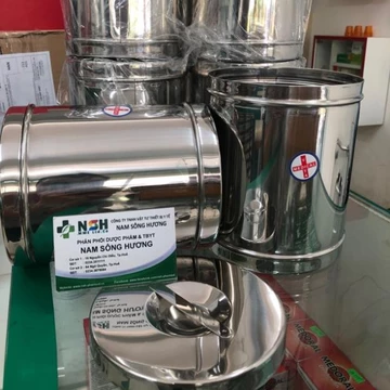 ✅[HÀNG LOẠI 1] Hộp Gòn Inox Đựng Bông Gòn Full Size HỘP ĐỰNG BÔNG GÒN ĐẠI GHÉP PHI 13 x 15cm và hộp gòn loại trung 8.5cm