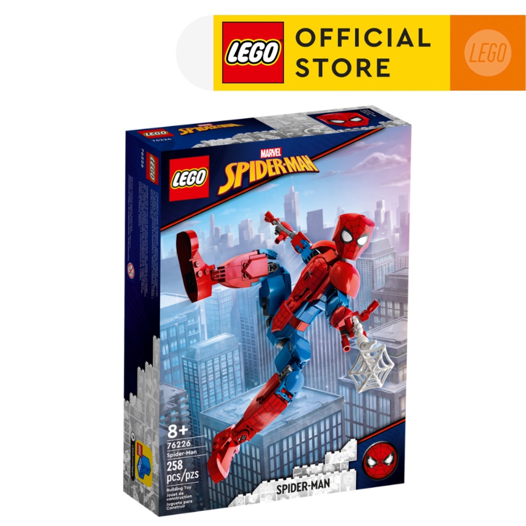 [Mã LIFEMC06CBAU giảm 50k đơn 350k] LEGO SUPER HEROES Marvel 76226 Mô hình nhân vật Người Nhện ( 258 Chi Tiết )