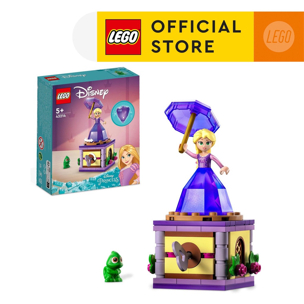 [Mã LIFEMC06CBAU giảm 50k đơn 350k] LEGO Disney Princess 43214 Hộp Xoay Công Chúa Rapunzel