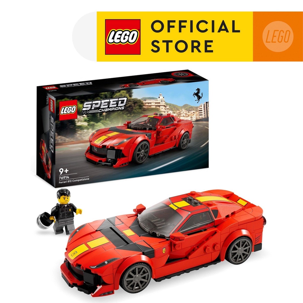 [Mã LIFEMC06CBAU giảm 50k đơn 350k] LEGO SPEED CHAMPIONS 76914 Siêu Xe Ferrari 812 (261 chi tiết)