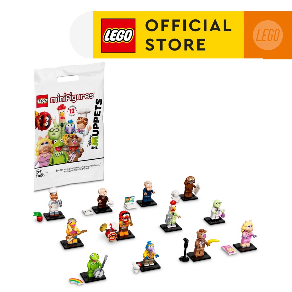 [Mã LIFEMC06CBAU giảm 50k đơn 350k] LEGO Minifigures 71033 Nhân Vật LEGO The Muppets (7 chi tiết)