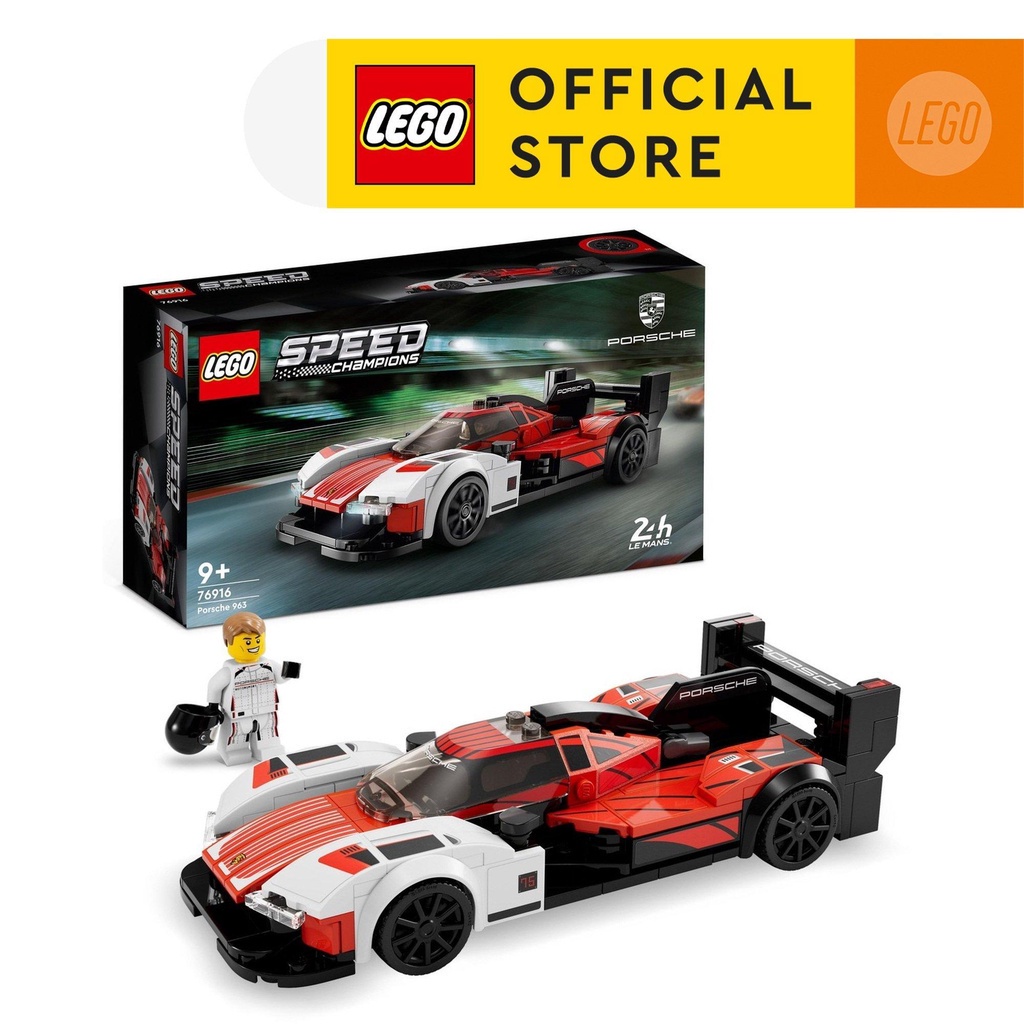 [Mã LIFEMC06CBAU giảm 50k đơn 350k] LEGO SPEED CHAMPIONS 76916 Siêu xe Porsche 963 (280 chi tiết)
