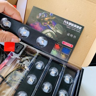 Led gầm ghế cabin xe ô tô, xe tải nháy theo nhạc cắm cổng usb