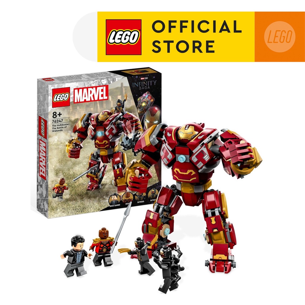 [Mã LIFEMC06CBAU giảm 50k đơn 350k] LEGO Super heroes Marvel 76247 Chiến Giáp Hulk Buster (385 Chi Tiết)