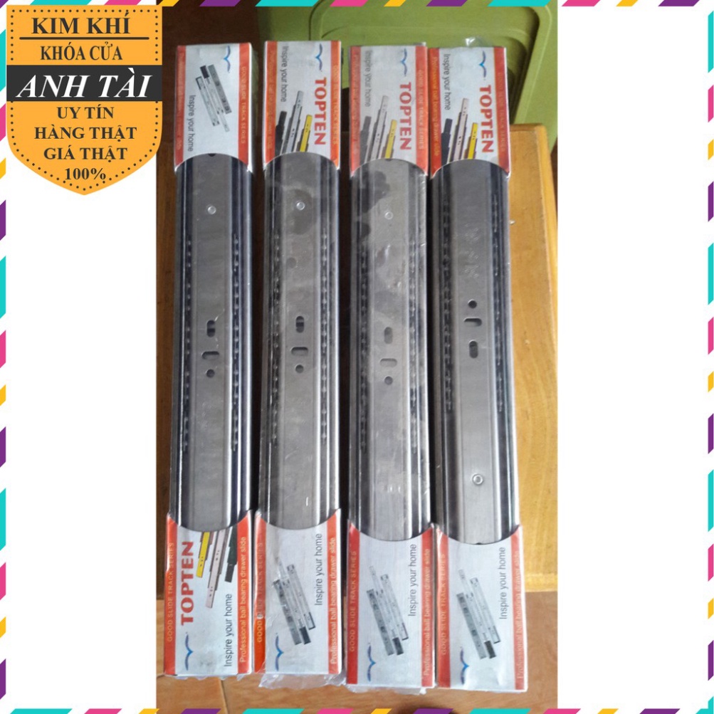 Ray trượt ngăn kéo 3 tầng Inox 304 bản rộng 45mm siêu bền | Shopee Việt Nam