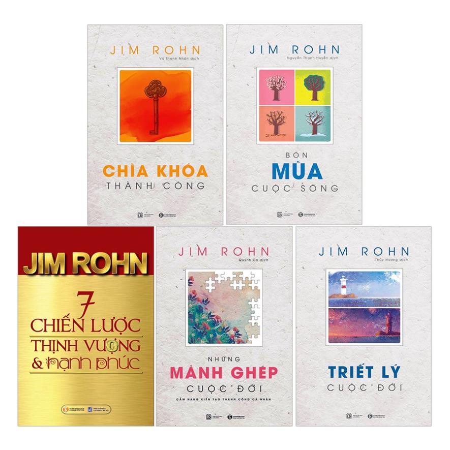 Sách - Bộ Jim Rohn (Trọn Bộ 5 Cuốn) - Thái Hà Books | Shopee Việt Nam