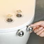 Dụng cụ nhấc nắp bồn cầu chống vi khuẩn Màu Bạc sang trọng tiện dụng 2 kiểu dáng