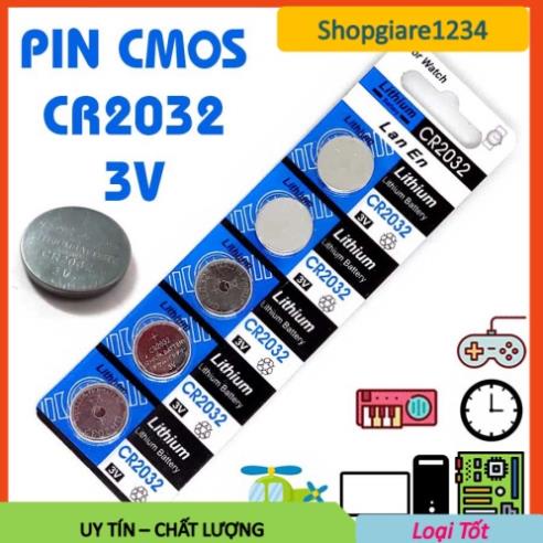 PIN CMOS LITHIUM 3V CR2032 - Dùng cho Main Máy Tính, Cân Tiểu Ly, Cân ...