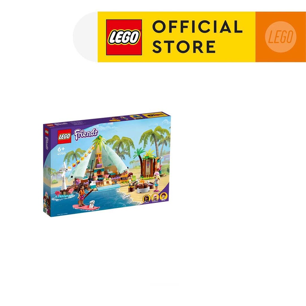 [Mã LIFEMC06CBAU giảm 50k đơn 350k] LEGO Friends 41700 Lều Cắm Trại Bãi Biển (380 chi tiết)
