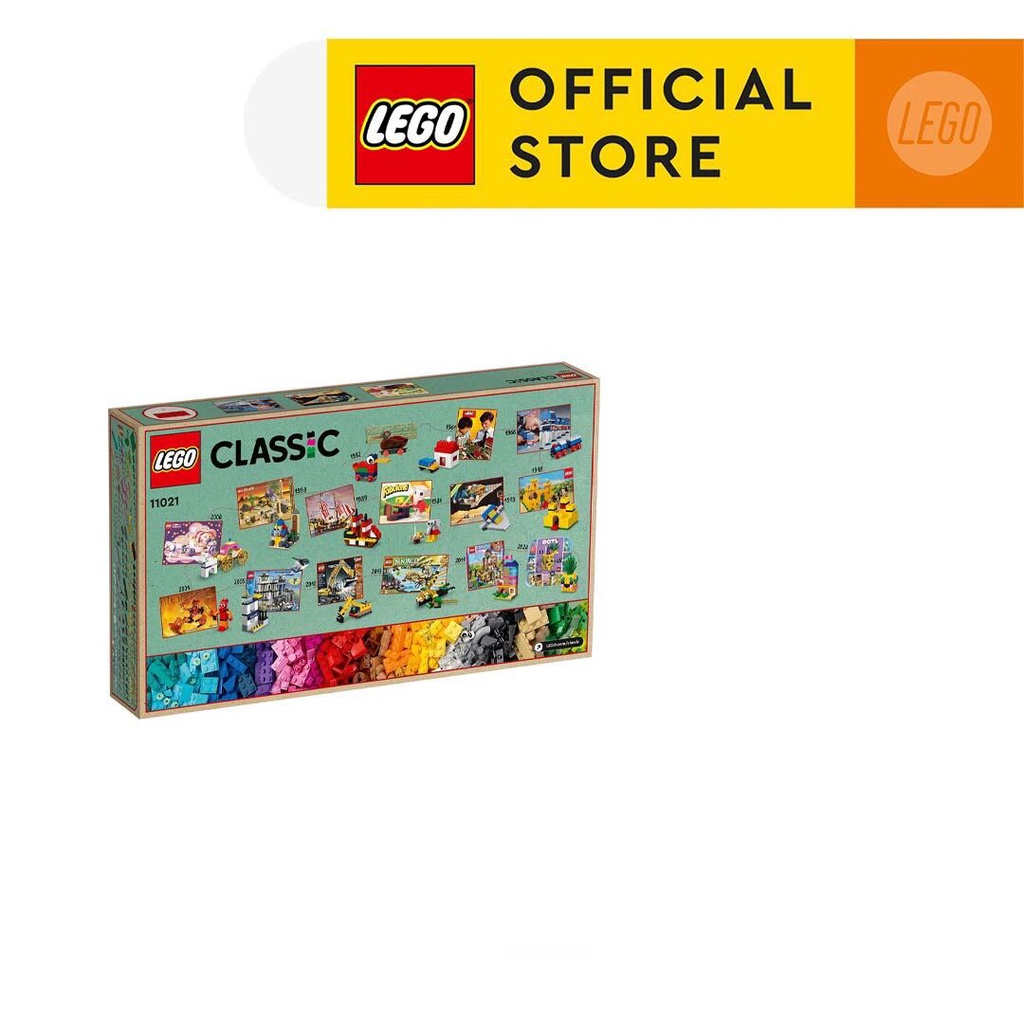 LEGO Classic 11021 Hộp gạch Classic sáng tạo phiên bản 90 năm (1100 chi tiết)