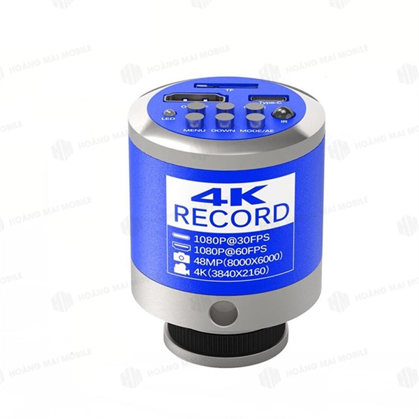 Camera kính hiển vi 4K RECORD truyền hình ảnh ra màn hình