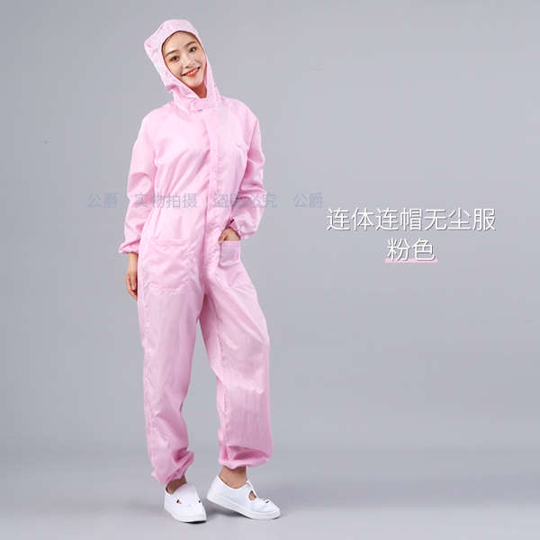 Áo Liền Quần Có Mũ Trùm Đầu Chống Tĩnh Điện Có Túi Đựng Sơn Màu Xanh navy  Xám Chống Bụi