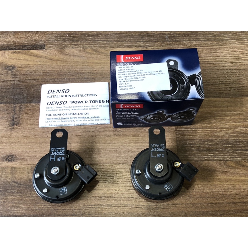 Còi đĩa Denso Toyota Corolla Cross 12v 1 jack hàng chính hãng (JK272000 ...