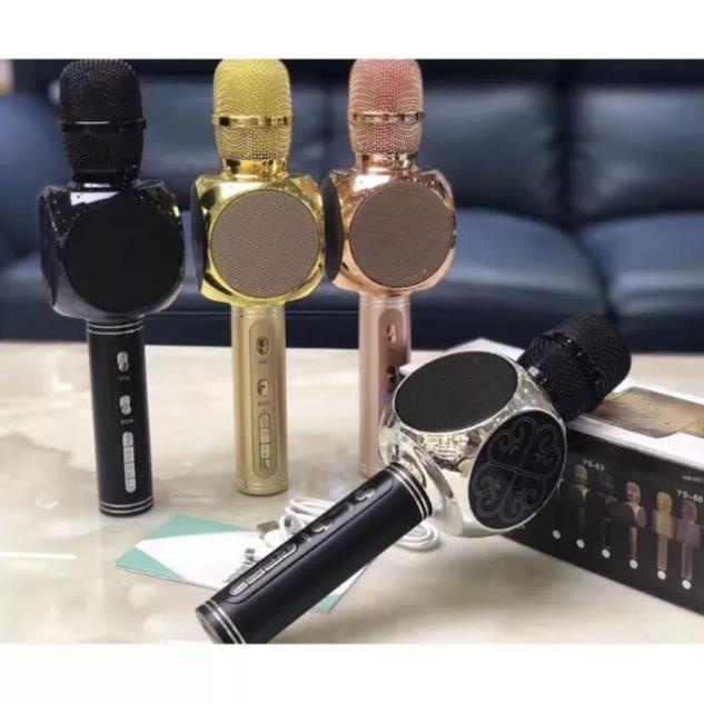 Micro Karaoke Bluetooth YS 60, Nâng Tone, Chỉnh Echo Ngay Trên Mic