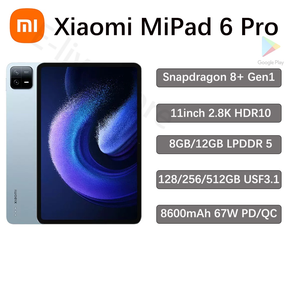 Máy tính bảng Xiaomi Mi Pad 6 Pro (12GB - 512GB) mới Fullbox