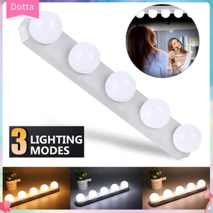 Đèn Led Trang Điểm Gắn Gương Trang Điểm 5 Bóng Có Giác Hút Tiện Dụng