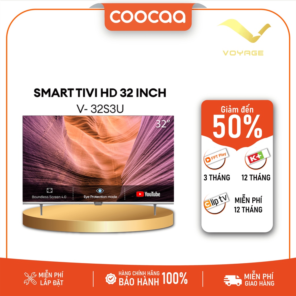 Smart Tv Hd Coocaa 32 Inch Wifi Model 32s3u Miễn Phí Lắp đặt