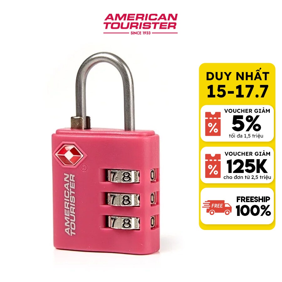 Khóa số American Tourister TSA 3Dial Combination Lock Shopee Việt Nam