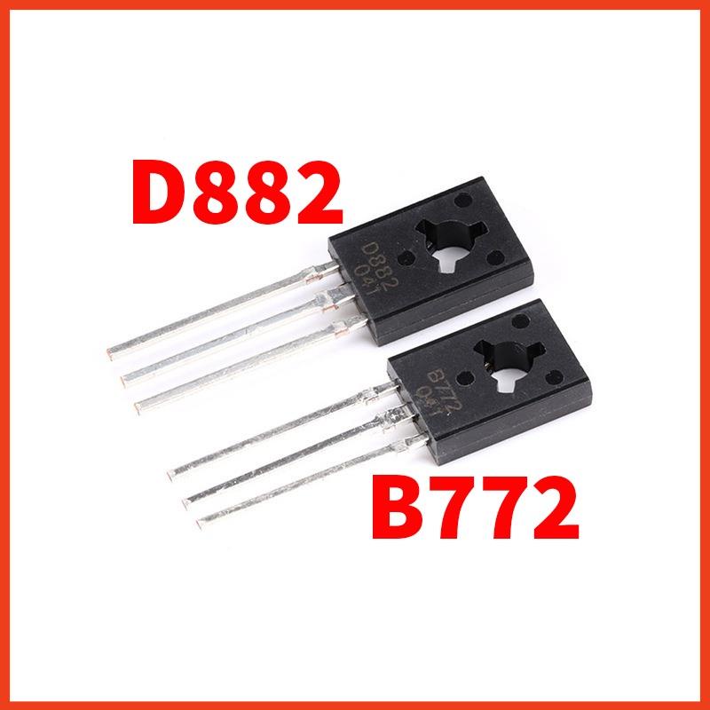 Transistor D882 B772 - TO126 NPN 3A/40V - Transistor Ngược D882 ...