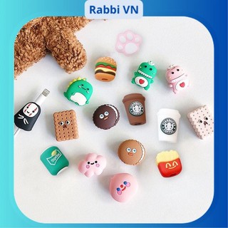 [88 mẫu] Phụ Kiện Bảo Vệ Chống Đứt Gãy Dây Sạc Cho Tai Nghe - Cáp Sạc RABBI