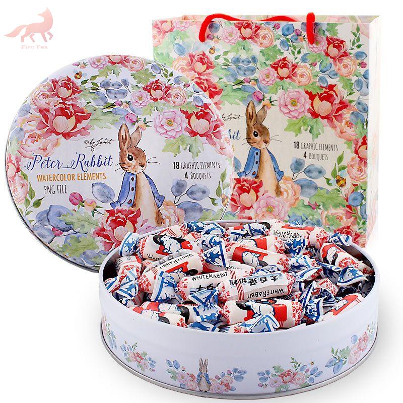 Túi kẹo bơ cứng Shanghai White Rabbit lon tròn 302g | Shopee Việt Nam