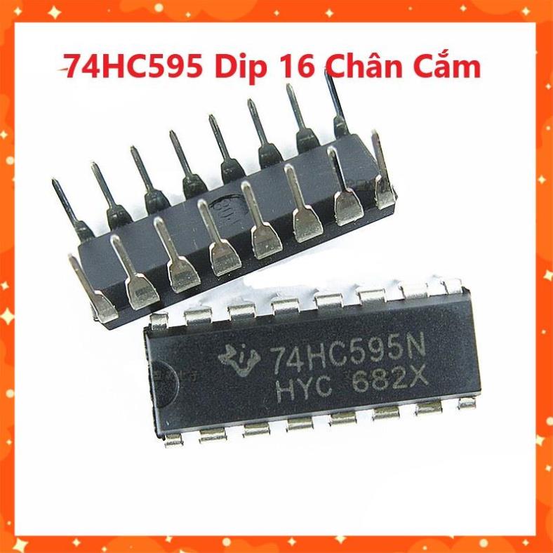 74HC595 Dip 16 Chân Cắm HC595 74595 | Shopee Việt Nam