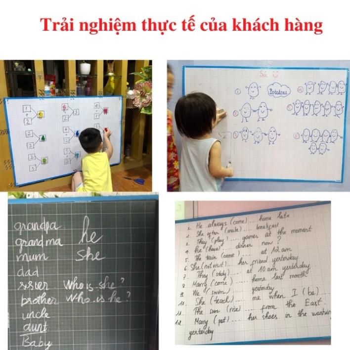 Ảnh Bảng Nhóm Học Sinh - Bảng Phụ Giáo Viên 2 Mặt Viết Phấn Và Lông Bảng (Ngang/Đứng) 4