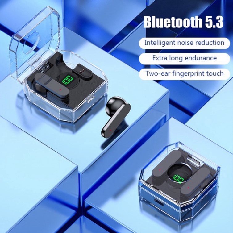 Tai Nghe Nhét Trong K30 TWS Bluetooth 5.3 Không Dây Chống Thấm Nước Điều Khiển Cảm Ứng Màn Hình Kỹ Thuậ HOT HOT
