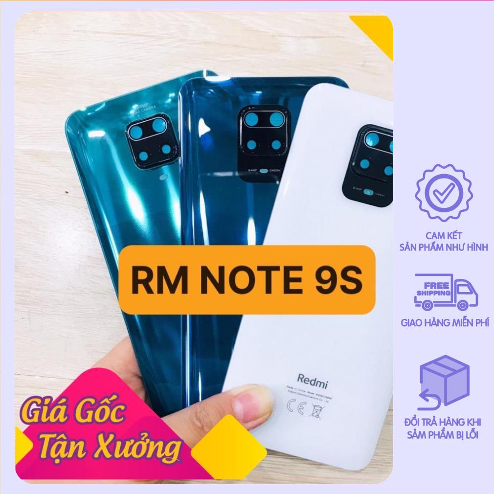 LƯNG REDMI NOTE 9S kèm kính cam - NẮP PIN XIAOMI REDMI NOTE 9S LENS ...