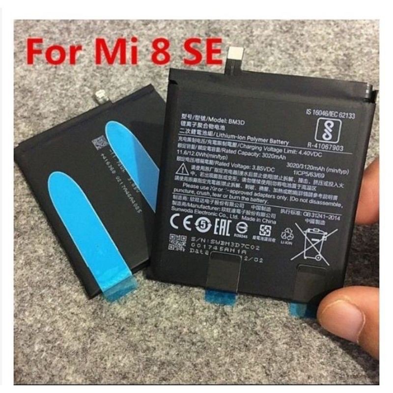 PIN XIAOMI BM3D /MI 8SE XỊN.BẢO HÀNH 6 THÁNG. | Shopee Việt Nam