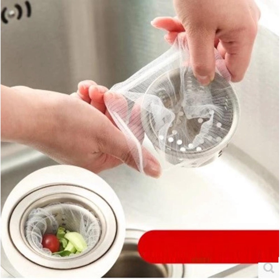 combo 100 túi lọc rác bồn rửa chén co giãn tốt chống tắc cống