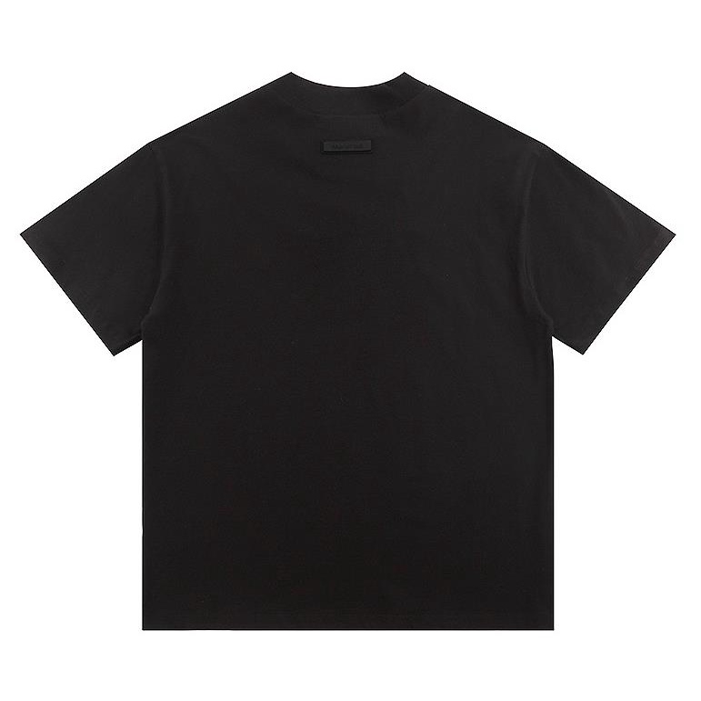 Hàng sẵn có Mùa hè Sản phẩm mới Cotton nguyên chất ESSENTIALS Áo thun ngắn tay cổ tròn FOG