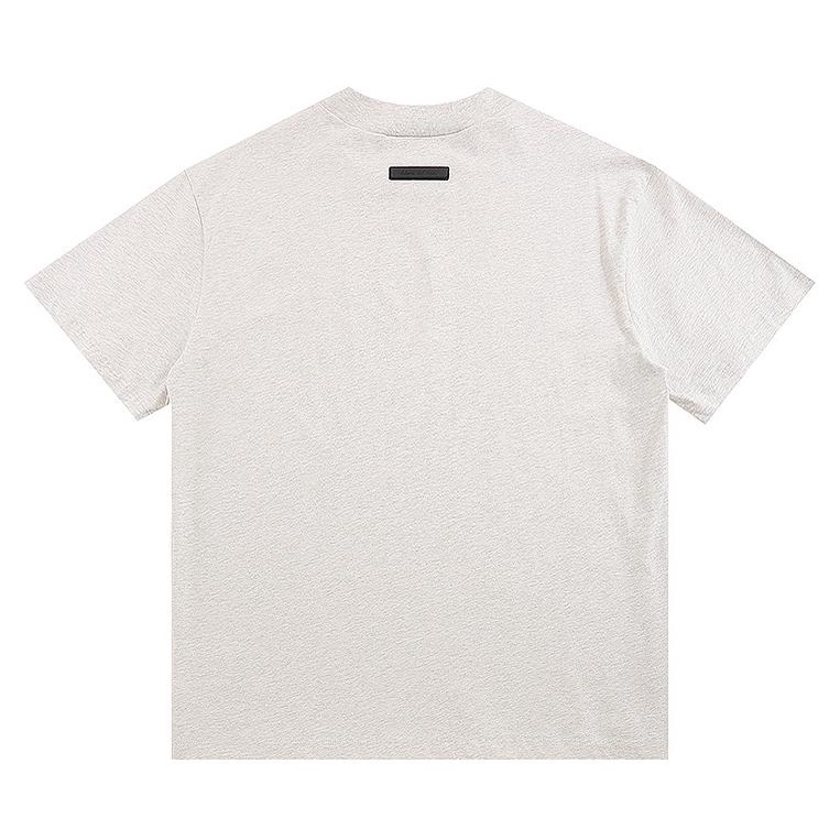 Hàng sẵn có Mùa hè Sản phẩm mới Cotton nguyên chất ESSENTIALS Áo thun ngắn tay cổ tròn FOG
