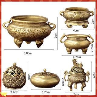 (plymoujdds) Giá Đỡ Đốt Trầm Hương Bằng Đồng Thau Họa Tiết Hoa Sen Độc Đáo Trang Trí Nhà Cửa